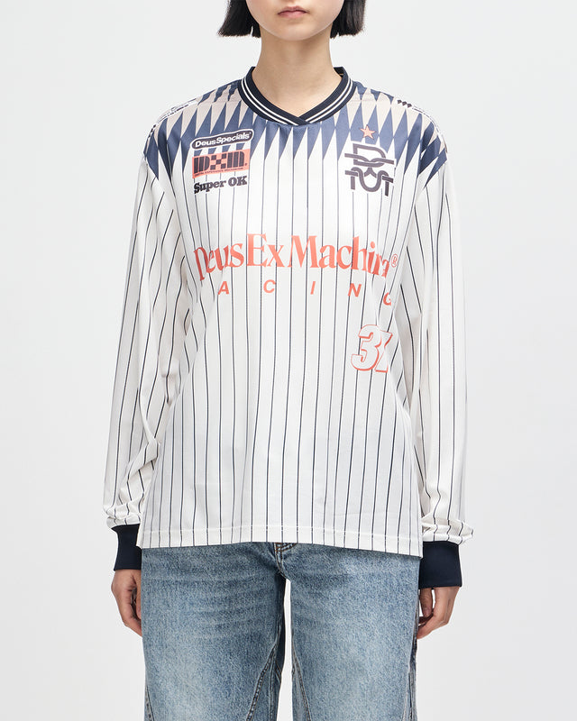 ARRII MOTO JERSEY - FLAME WHISPER WHITE