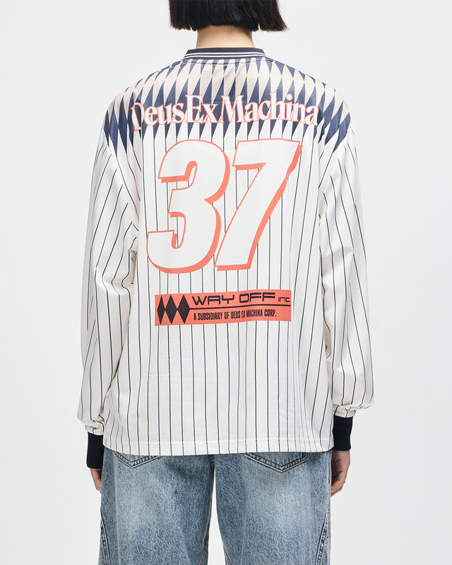 ARRII MOTO JERSEY - FLAME WHISPER WHITE