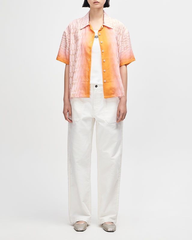 RALLY RESORT SHIRT - FLAMING CAMEO