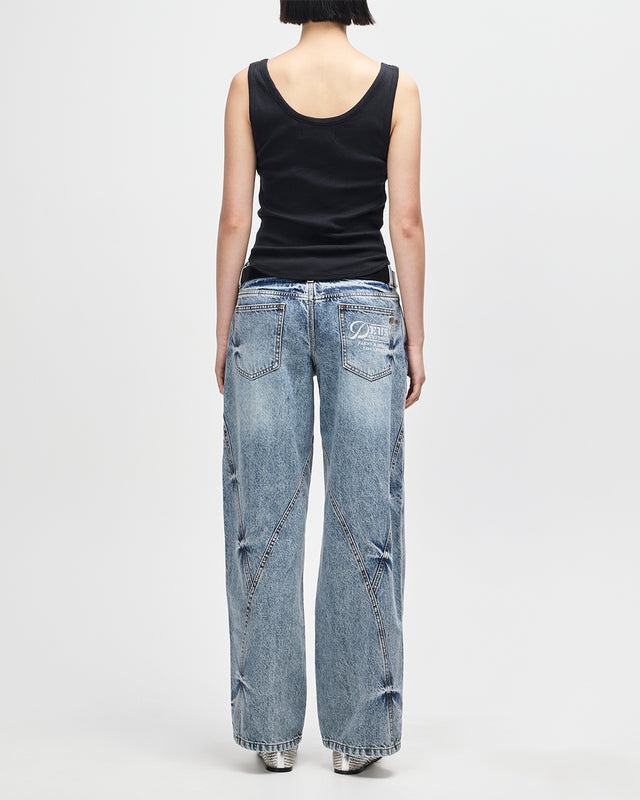 JUNE SHIELD TANK - BLACK