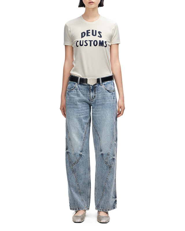 HELENE TEE - DIRTY WHITE