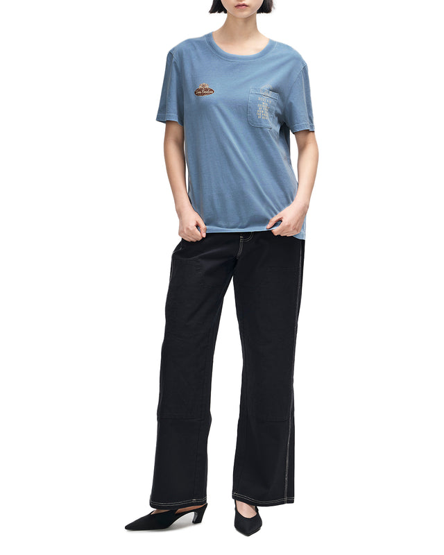 A110 TEE - WINDWARD BLUE