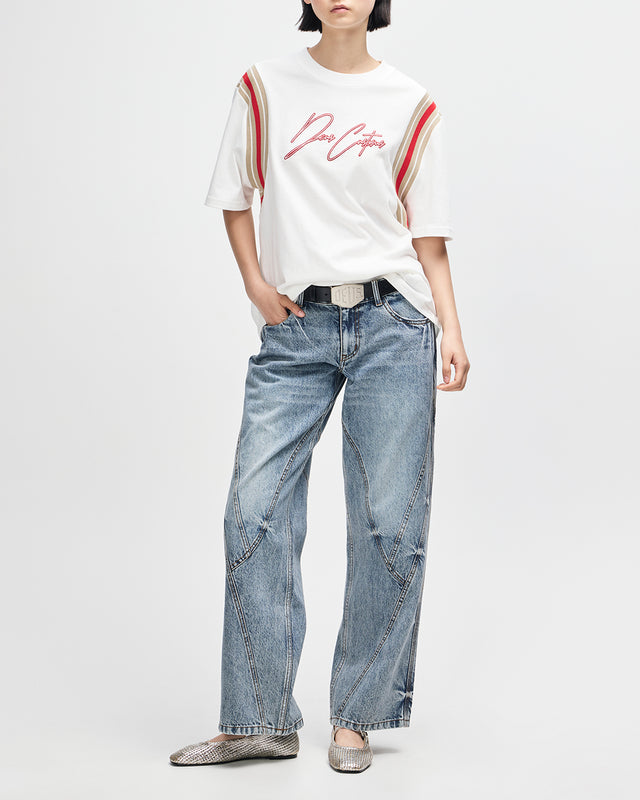 DEBUTE TEE - ANTIQUE WHITE