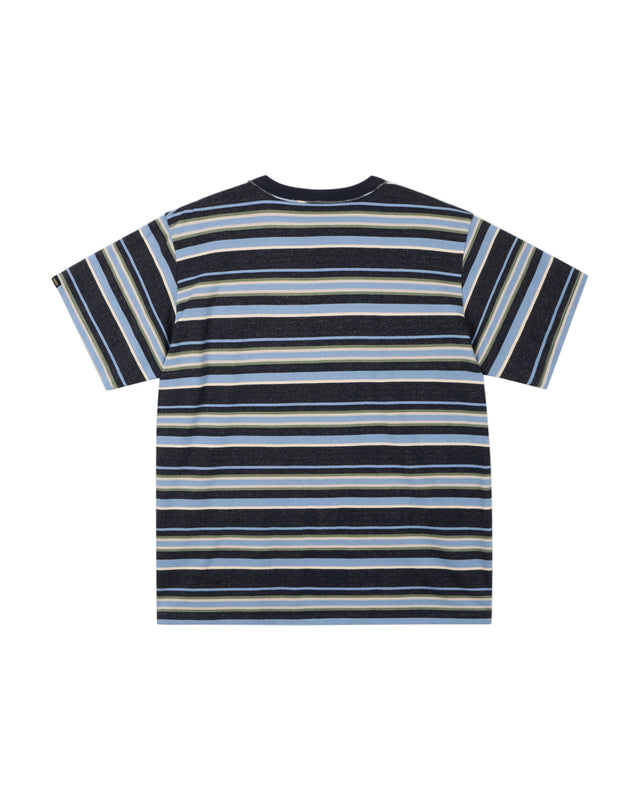FORECOURT STRIPE TEE - NAVY