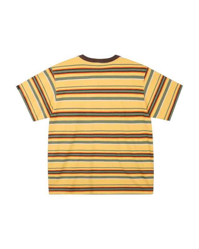 FORECOURT STRIPE TEE - YELLOW