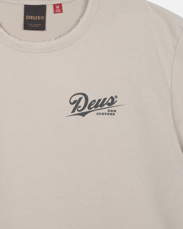 DAMAGED DYED TEE - BEIGE