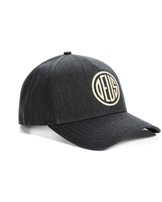 PILL DEBOSS CAP - BLACK