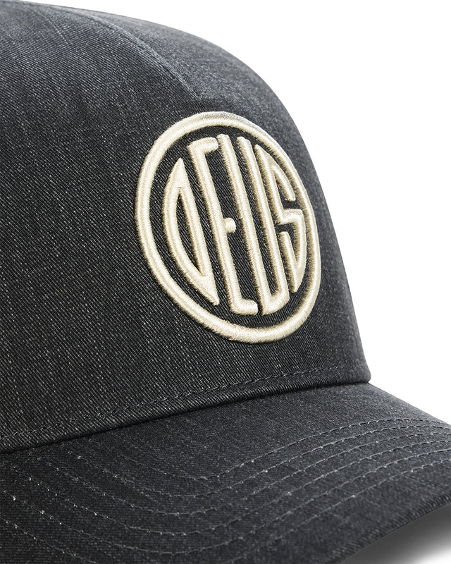PILL DEBOSS CAP - BLACK