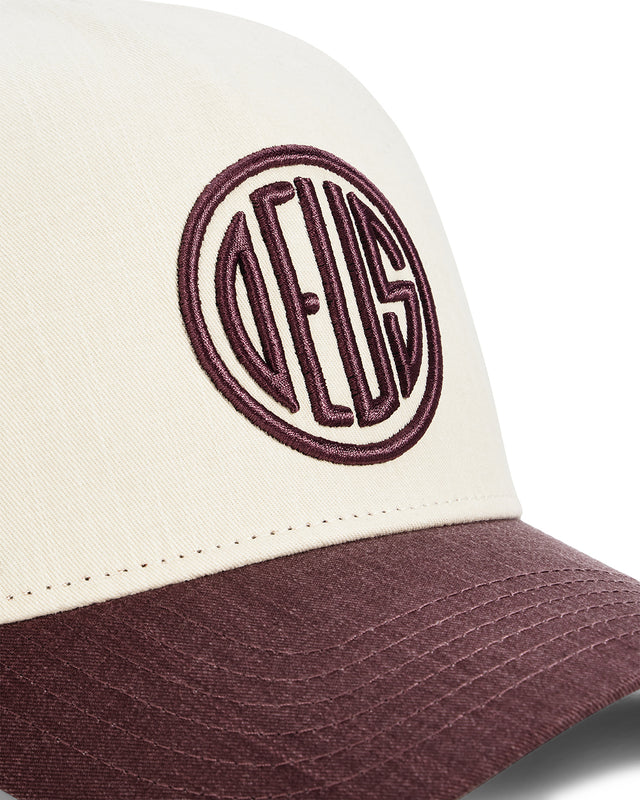 PILL DEBOSS CAP - BURGUNDY