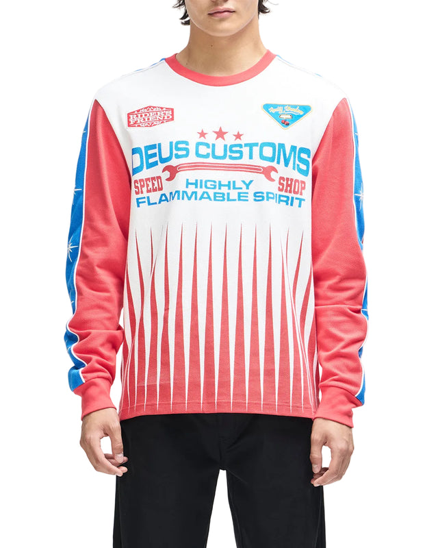TRIFE LIFE MOTO JERSEY - TOFU WHITE