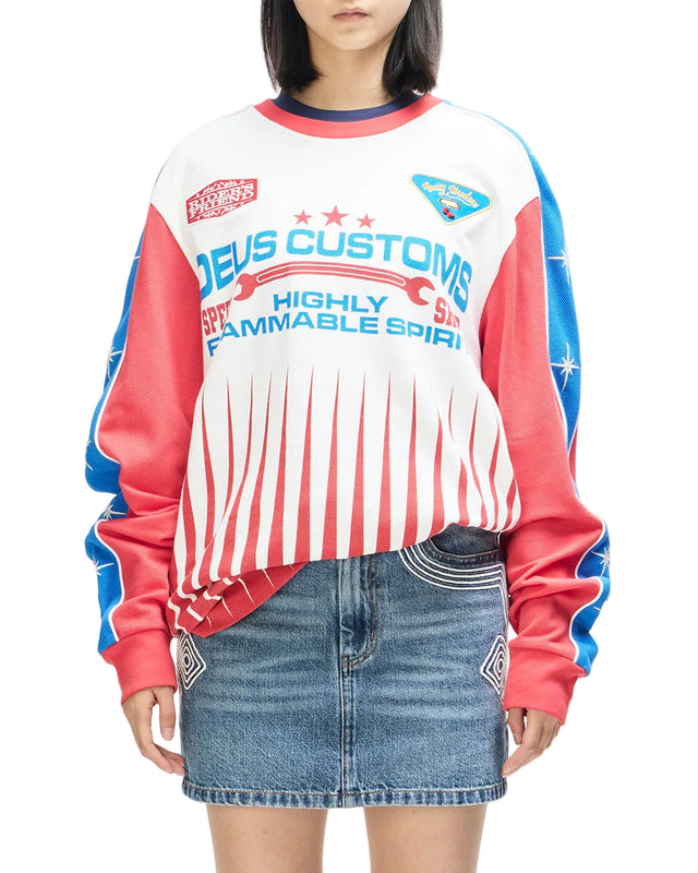 TRIFE LIFE MOTO JERSEY - TOFU WHITE