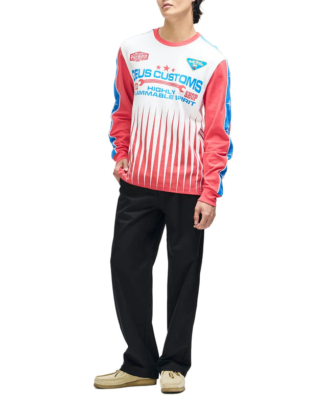 TRIFE LIFE MOTO JERSEY - TOFU WHITE