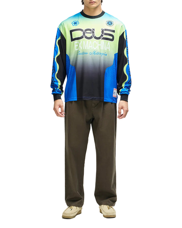 MANHOLE MOTO JERSEY - BLACK