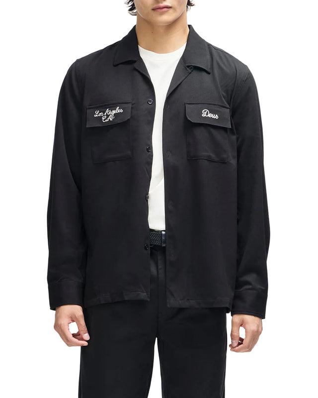 FORBIDDEN FRUIT BOWLING SHIRT - BLACK