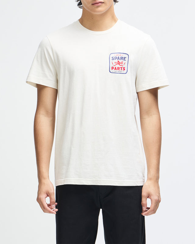 MUDFLAP TEE - VINTAGE WHITE