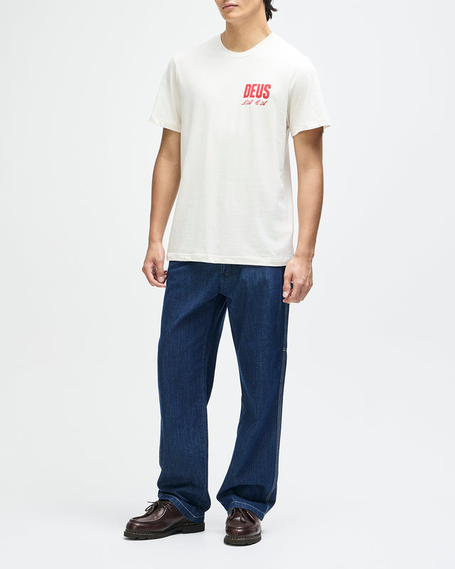 CUTAWAY TEE - VINTAGE WHITE