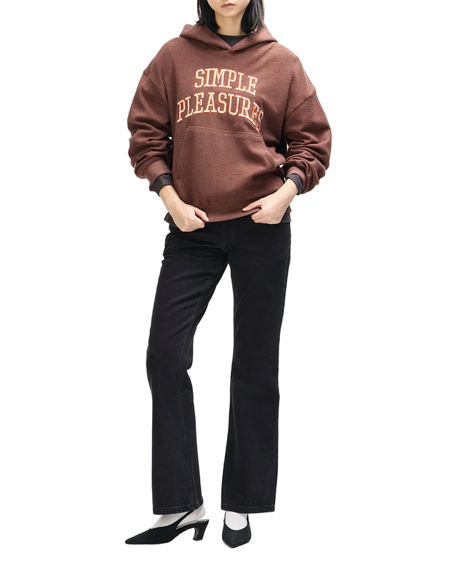 UNFINISHED HOODIE - DOWNTOWN BROWN