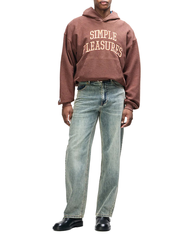 UNFINISHED HOODIE - DOWNTOWN BROWN