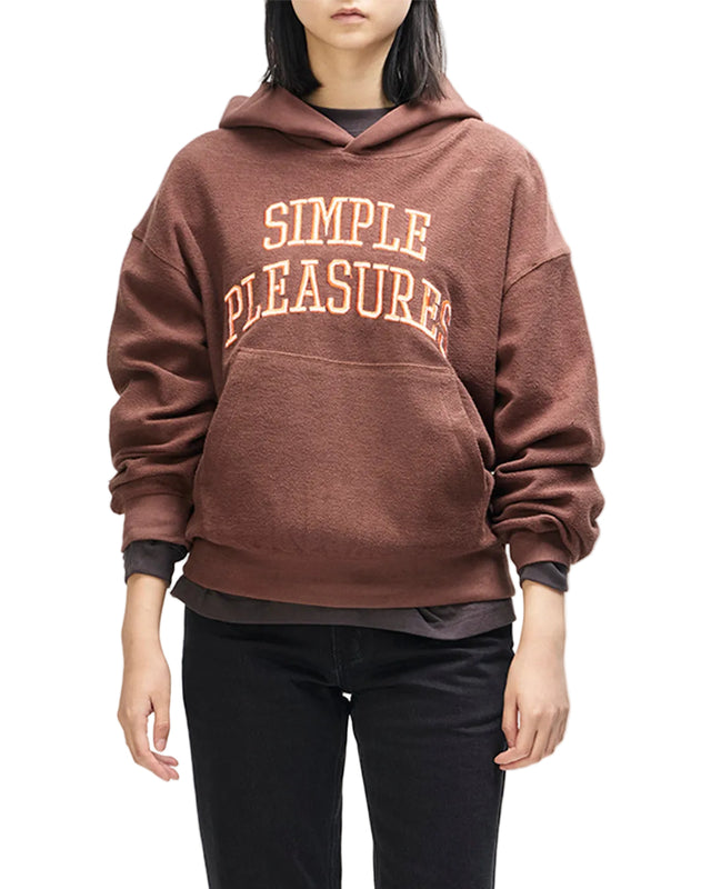 UNFINISHED HOODIE - DOWNTOWN BROWN