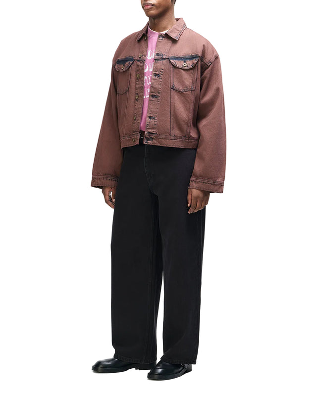 FOLKLORE JACKET - OVERDYED BROWN
