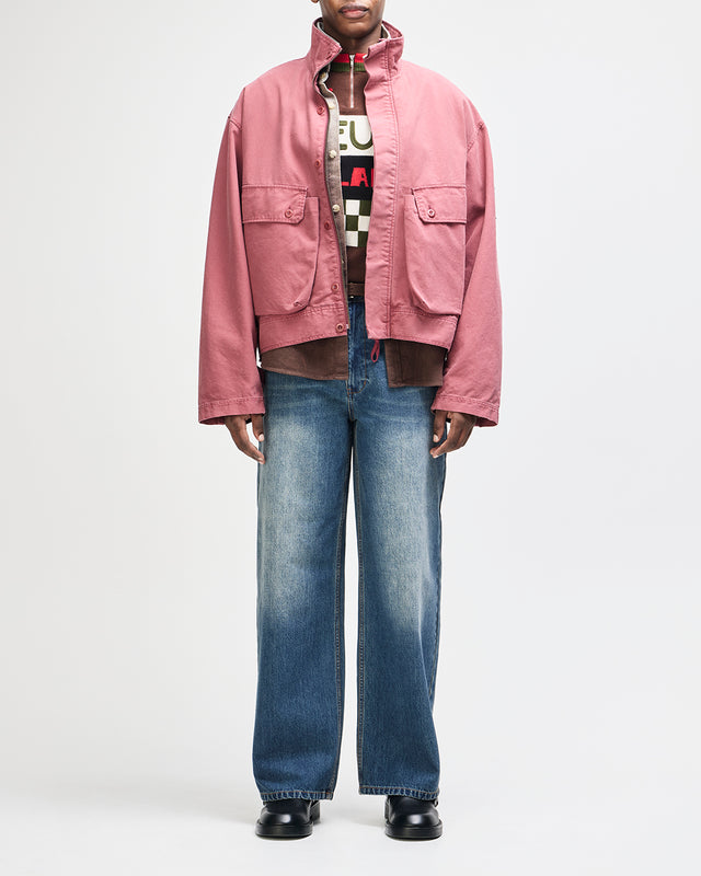 COMMON STATE JACKET - OVERDYED RED