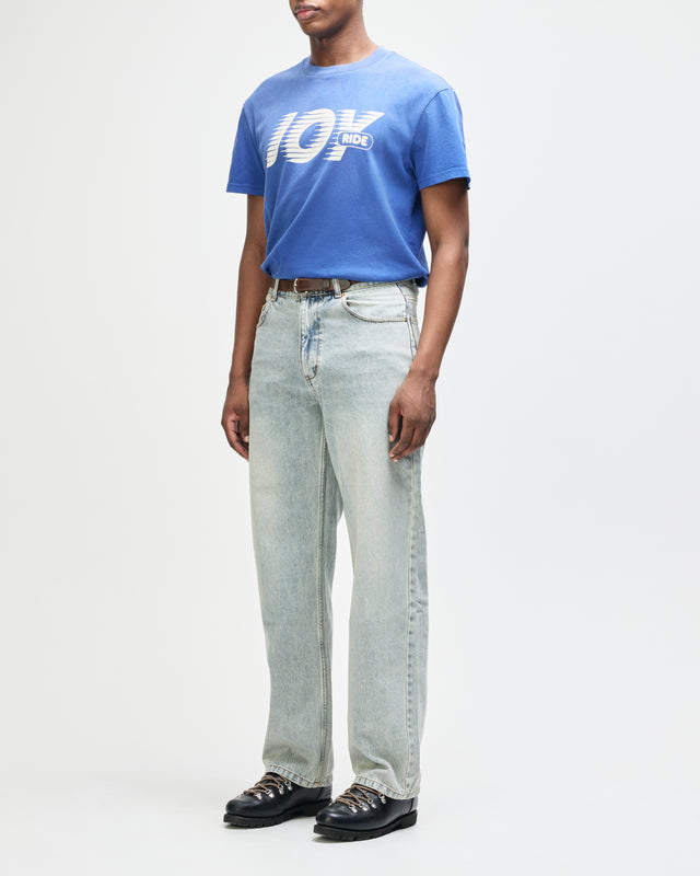 TRUE LINE STRAIGHT JEAN - WASHED INDIGO