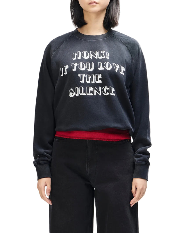 HONK CREW NECK - BLACK BEAUTY