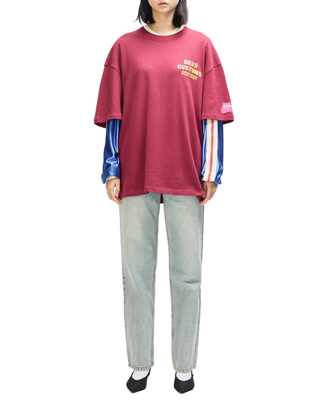 BLOOMERS OS TEE - BIKING RED
