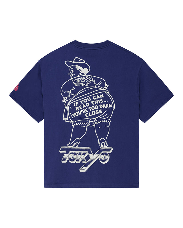 BLOOMERS OS TEE - LIMOGES BLUE