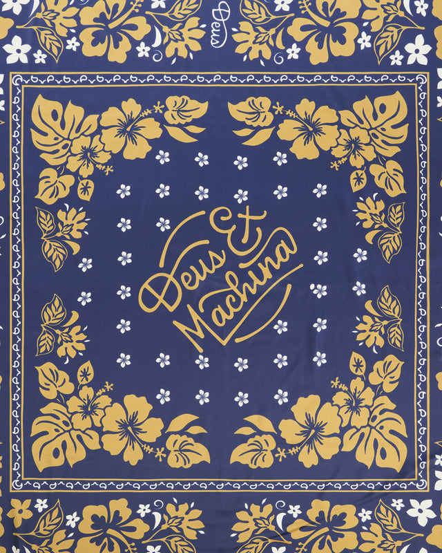 OAHU LARGE SCARF - NAVY SANDGLOW