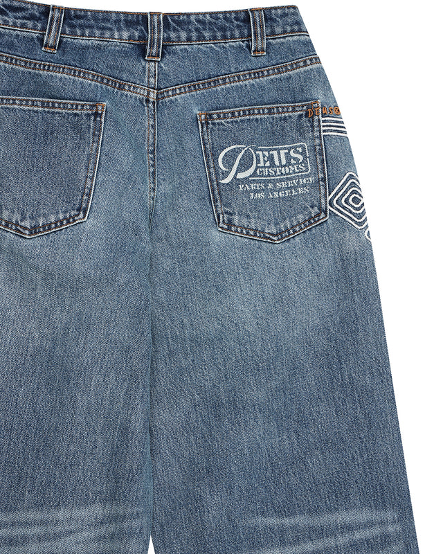 BONHAM EMBRO JEAN - INDIGO