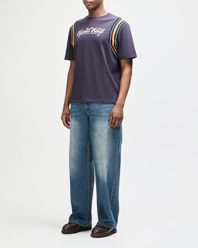 SPEED SHOP OS TEE - BARITONE BLUE