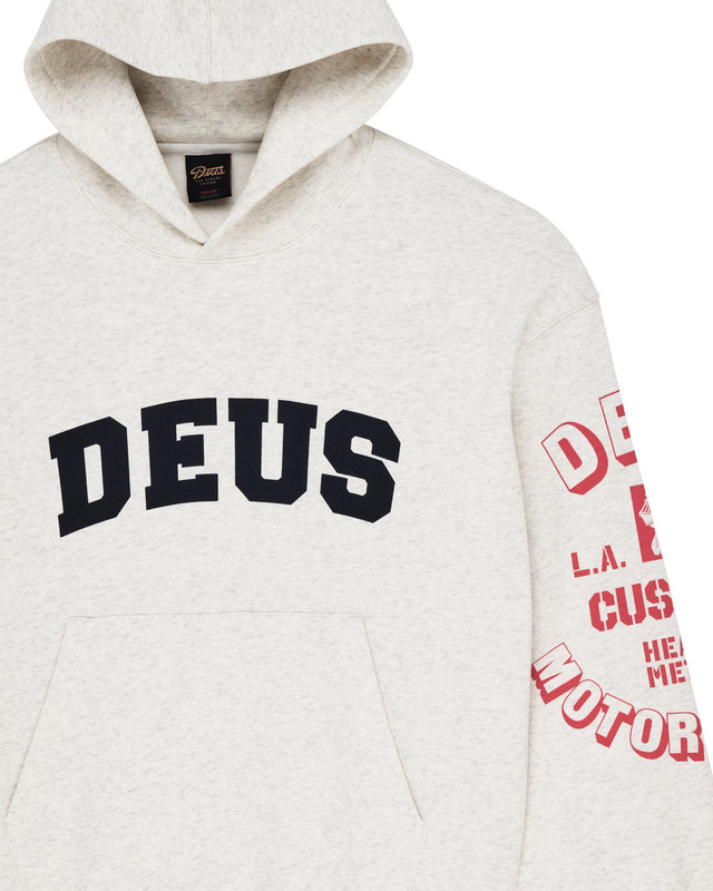 ALL FOR WON HOODIE - LT GREY MARLE