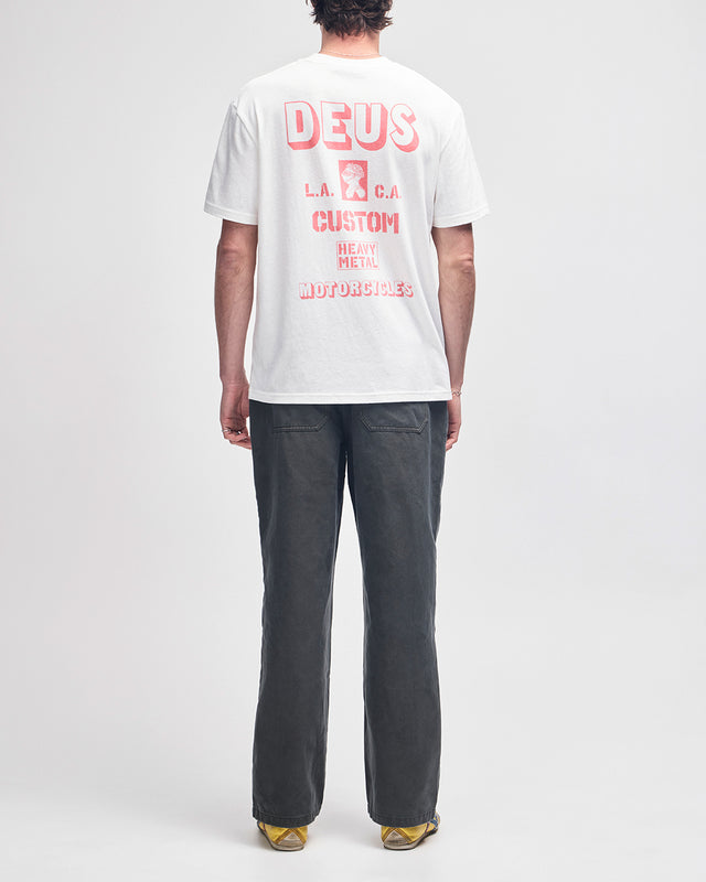 HEAVY METAL TEE - VINTAGE WHITE