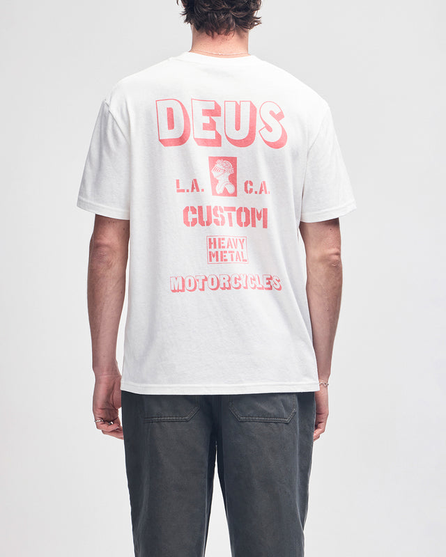 HEAVY METAL TEE - VINTAGE WHITE