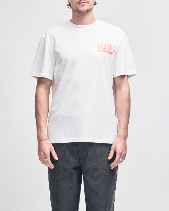 HEAVY METAL TEE - VINTAGE WHITE