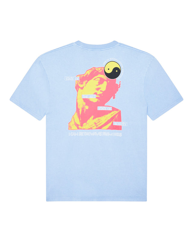 STATE OF REALITY TEE - POWDER BLUE