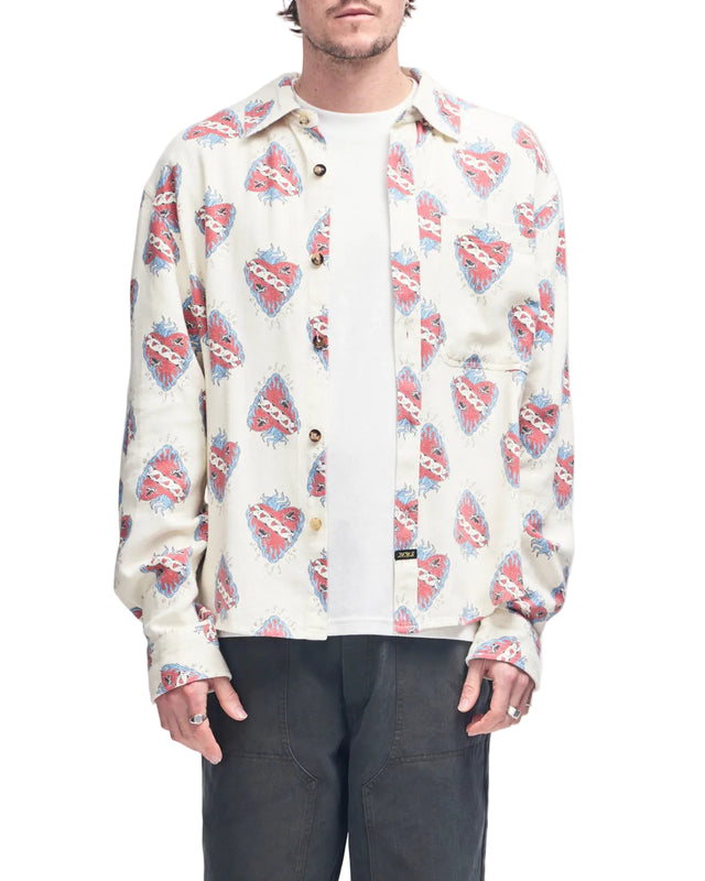PRICELESS ADVICE LS SHIRT - VINTAGE WHITE