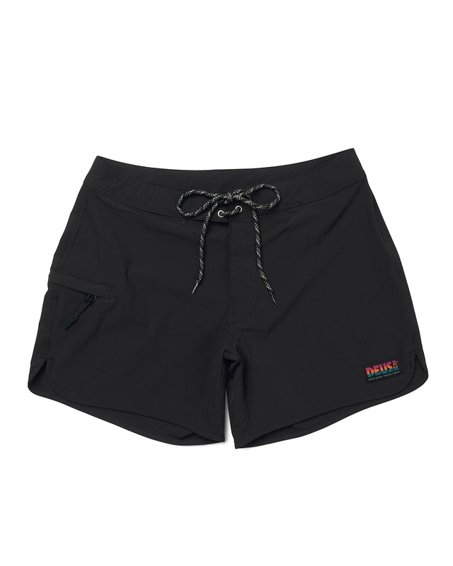 EARTH VIBE BOARDSHORT - BLACK