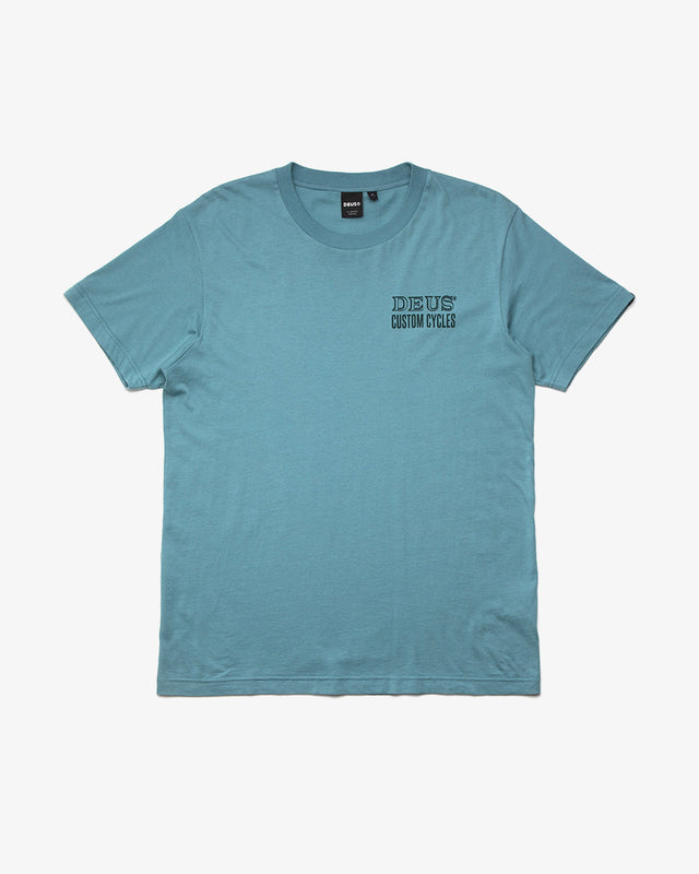 GOOD LUCK TEE - SMOKE BLUE