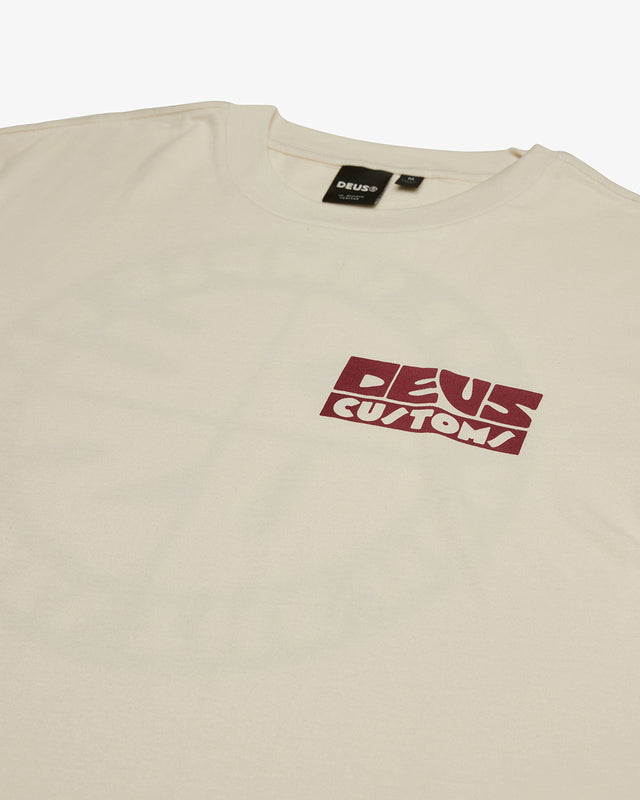 Pushstart Tee - Vintage White