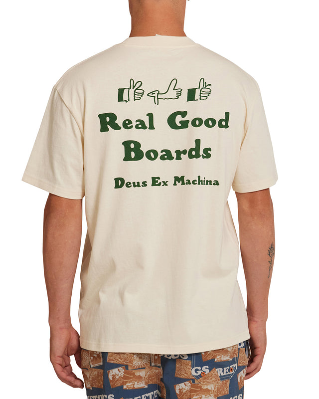 REAL GOOD TEE 2 - DIRTY WHITE