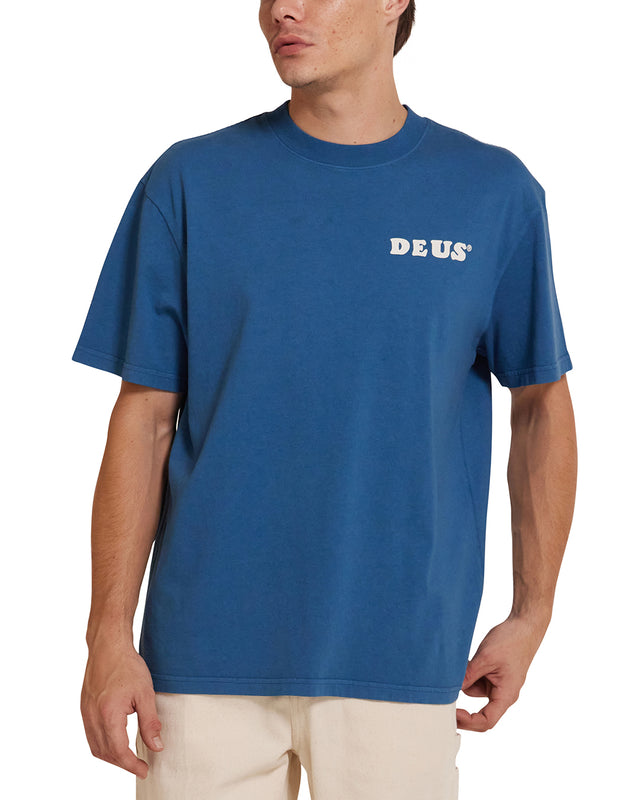 REAL GOOD TEE 2 - MOROCCAN BLUE