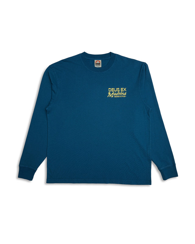 LAST RESORT LS TEE - MOROCCAN BLUE