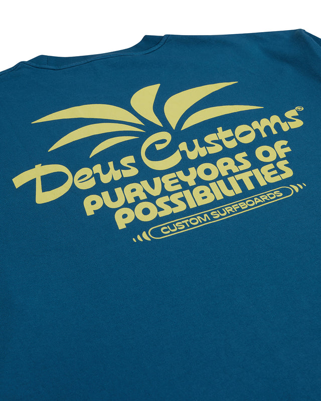 LAST RESORT LS TEE - MOROCCAN BLUE