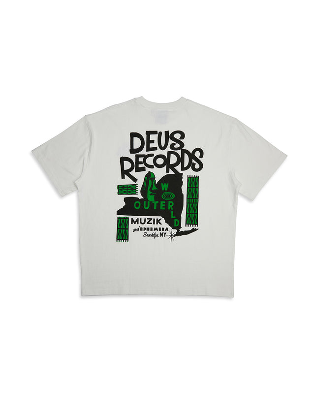 OUTERWORLD TEE  - VINTAGE WHITE