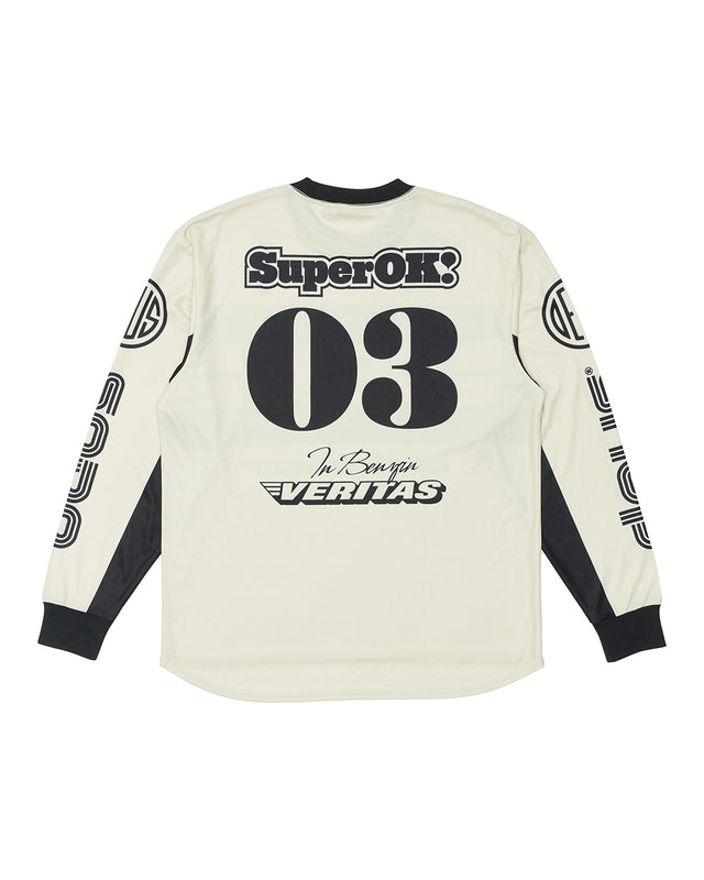 OFF ROAD MX MOTO JERSEY - DIRTY WHITE