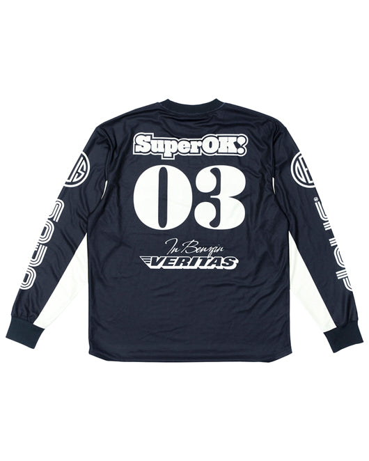 OFF ROAD MX MOTO JERSEY - BLACK