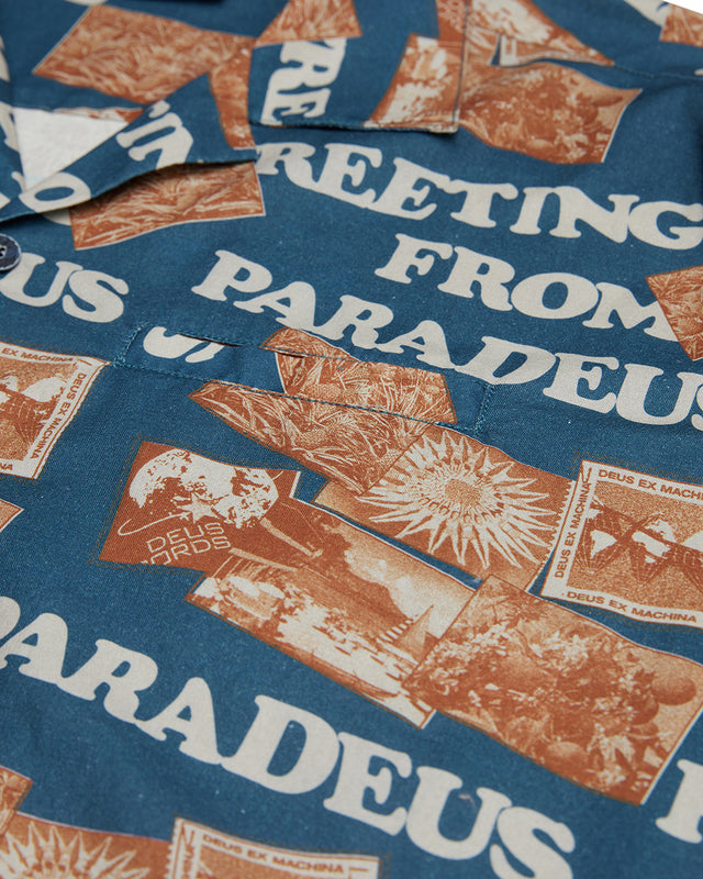 PARADEUS SHIRT - MOROCCAN BLUE