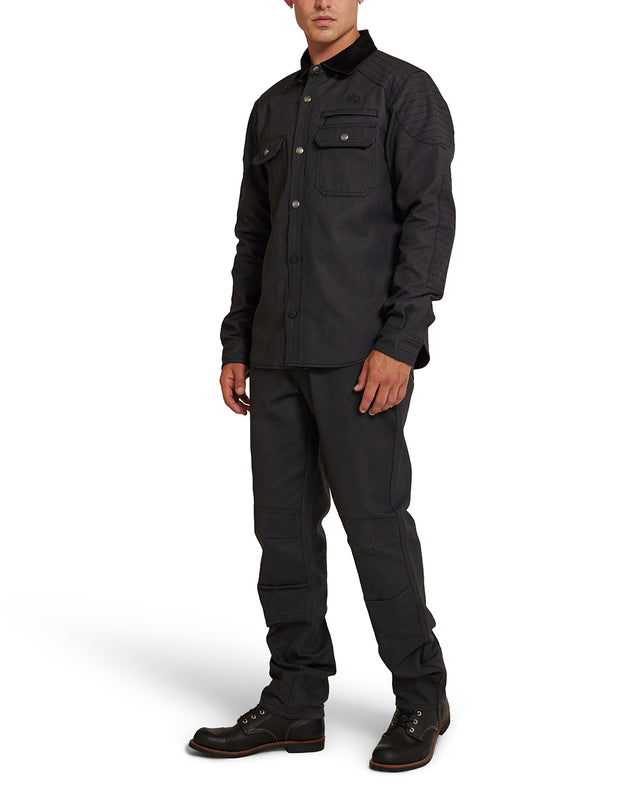 CANTER OVERSHIRT - BLACK